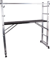 Échelle en Aluminium Type Échafaudage / Hd[cm]: 190; Hr[cm]: 330; Hp[cm]: 100