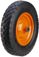 Roue de Brouette Pneumatique P avec Jante Métallique, Profil Droit Heavy Duty / M: 3.50-8; Lb[mm]: 103