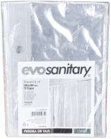 Rideau de Douche Transparent EvoSanitary®
