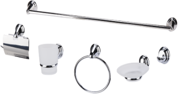Set d’Accessoires de Salle de Bain 6 Pièces 1082