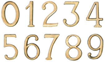 Chiffre Autocollant