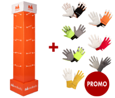 Pack Promotionnel Gants de Protection + Présentoir en Carton