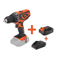 Kit perceuse-visseuse sans fil avec 2 batteries et chargeur MAX 20V ONE EvoTools®