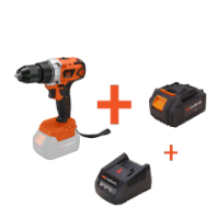 Kit perceuse-visseuse sans fil brushless με mandrin métallique autoserrant, batterie et chargeur EvoTools®