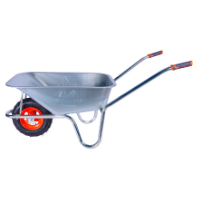 Brouette Galvanisée avec Roue Pneumatique et Jante Métallique EvoTools +Plus®