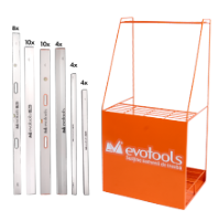 Pack promotionnel règles de maçon avec présentoir II EvoTools®