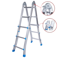 Échelle Modulaire en Aluminium 2094 EvoTools® / N[marches]: 4x3; Hu[cm]: 140; Ht[cm]: 286