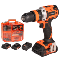 Kit Visseuse à Chocs Brushless με 2 Batteries et Accessoires Max 20V POWER EvoTools®.