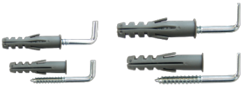 Vis en L avec Cheville (2 pcs)