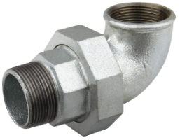 Coude Union Galvanisé 97 F-M EvoSanitary®