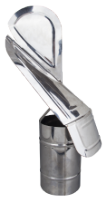 Chapeau Terminal Rotatif de Cheminée en Acier Inoxydable II / D[mm]: 150