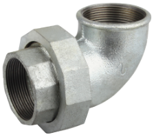 Coude Union Galvanisé F-F 95 EvoSanitary®