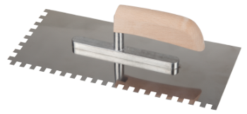 Taloche Crantée en Inox avec Manche en Bois EvoTools® Professionnel
