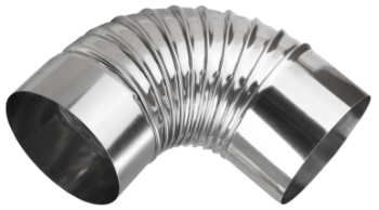 Coude en Acier Inoxydable / D[mm]: 120; SN: CIX90/120