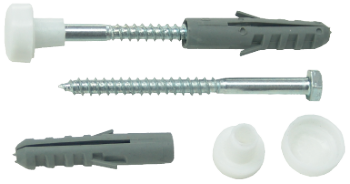 Vis de Fixation pour WC Chromées (2 pièces)