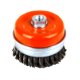 Brosse Boisseau à Fils Torsadés en Acier Inoxydable pour Meuleuse d'Angle
