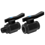 Robinet d'Arrêt PP à Poignée Noire Italie