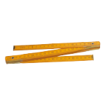 Mètre Pliant de Charpentier en Bois