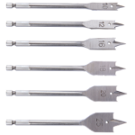 Forets Plats pour Bois (6 pièces) EvoTools®