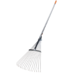 Râteau à Dents Flexibles Réglables avec Manche Métallique 1120