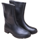 Bottes en PVC Noires Bursuc