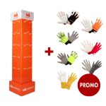 Pack Promotionnel Gants de Protection + Présentoir en Carton