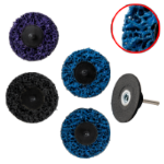 Lot de 4 Mini Disques de Nettoyage avec Plateau de Support EvoTools®