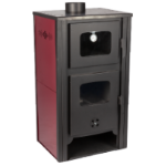 Cheminée à Bois avec Four, Double Paroi et Thermomètre EvoTools +Plus® (EcoDesign)