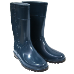 Bottes en PVC Bleues pour Femme C10