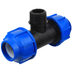 Té PEHD Filetage Mâle Italie