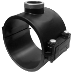 Collier de Prise en Charge PEHD/PVC avec Bague Métallique Italie