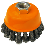 Brosse Boisseau à Fils Torsadés pour Meuleuse d'Angle