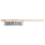 Brosse Métallique avec Manche en Bois