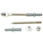 Vis de Fixation pour WC Chromées (2 pièces)